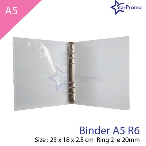 

Binder Plastik A5 6 lubang Terlaris