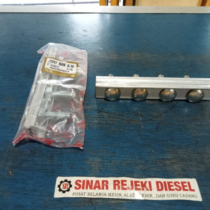 Jepit ban driving Belt Clamp 5 Inchi 5" Klem Jepit Aluminium Ban Drive In Ban Driving