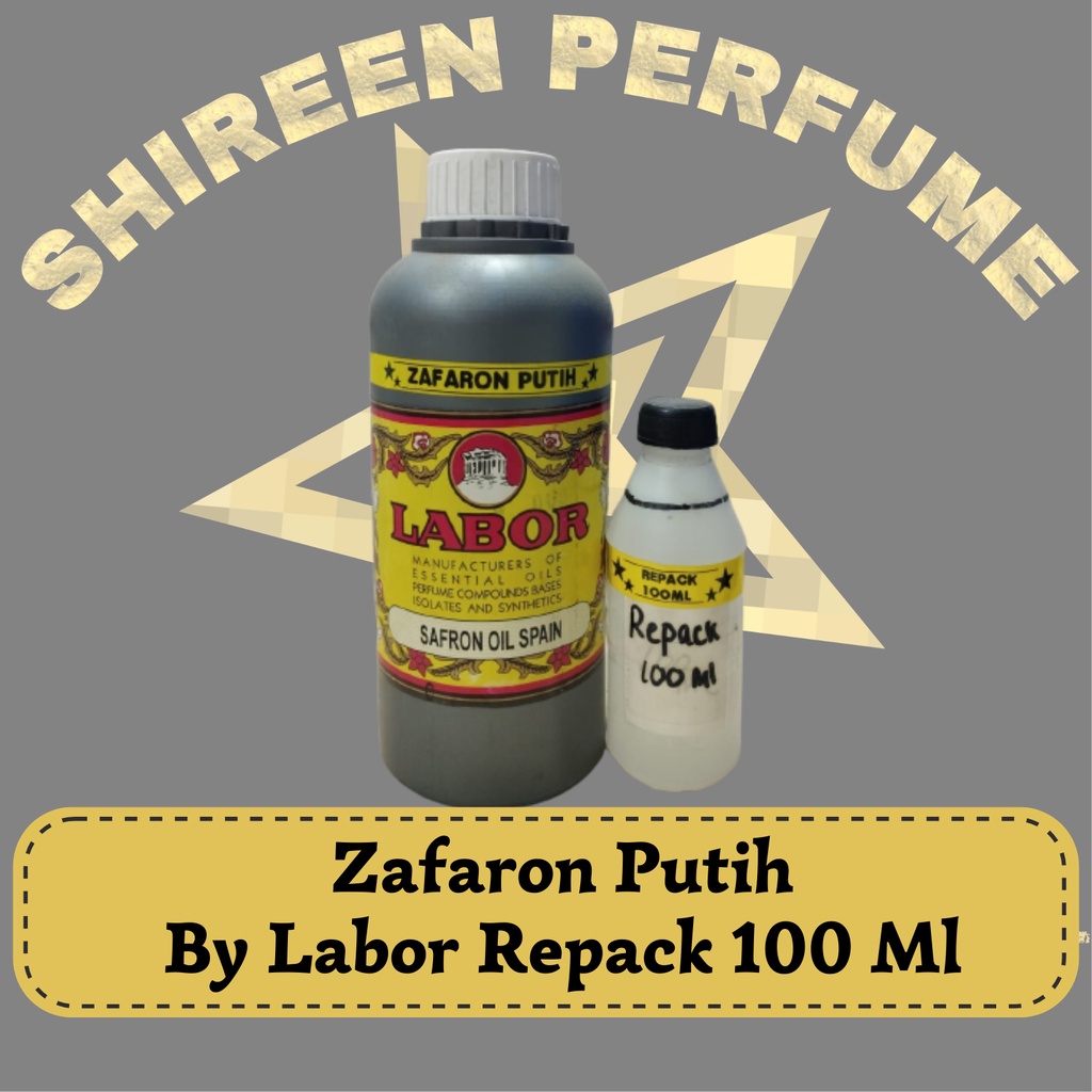 BIBIT PARFUM SAFRON OIL SPAIN by LABOR INSPIRED by ZAFARON PUTIH 100 ML