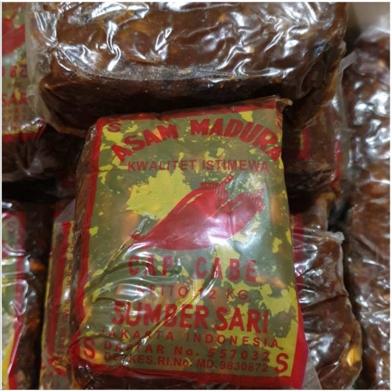 

Asam madura/asam jawa (cap cabe) tanpa biji murni asli 100%