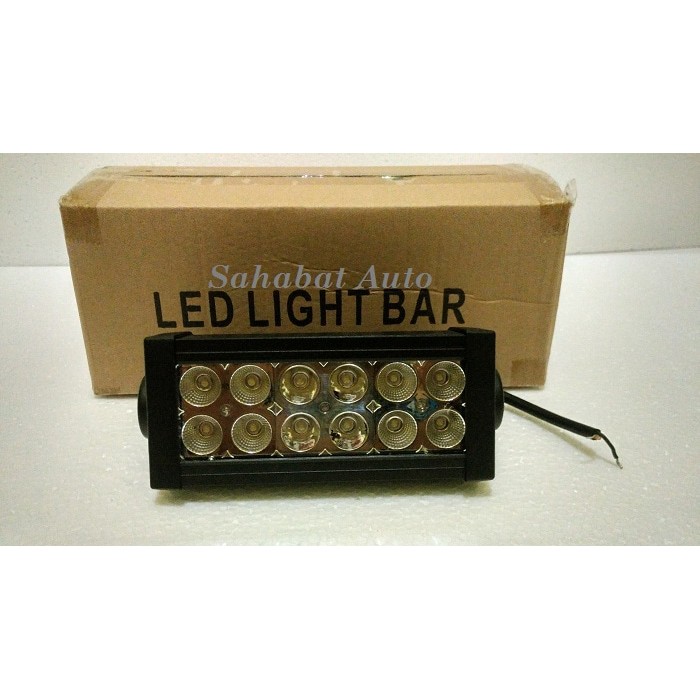 Lampu LED Bar Sorot / Tembak Offroad 36 Watt Power Bright