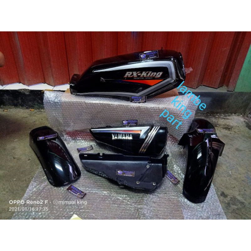 Tangki RX king 2001 hitam full set