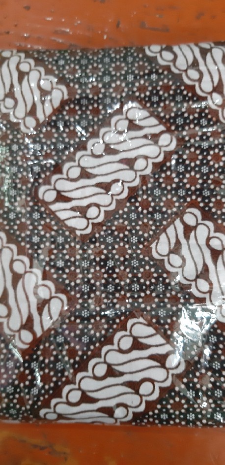 Tunik Santika White Jumbo #3 Batik Big Size Muslim Midi Kantor