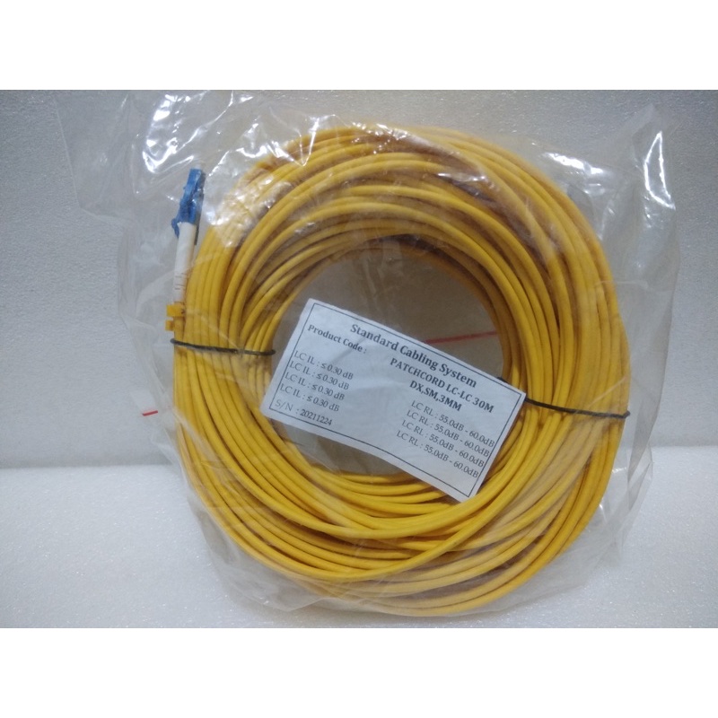 Jual Lc Lc Meter Singlemode Duplex Mm Patch Cord Kabel Fiber Optic Shopee Indonesia