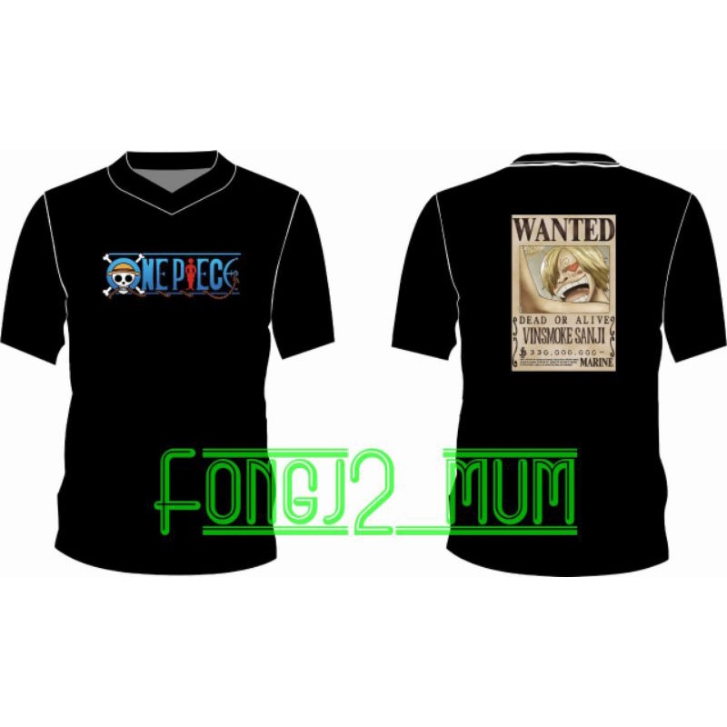 Baju One Piece || Anime One Piece || Bounty Vismoke Sanji