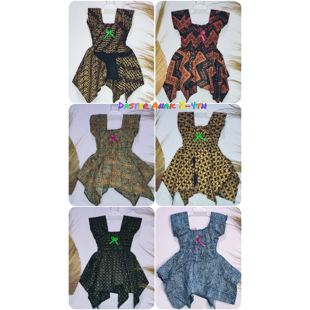 XXX Dress Batik Anak Perempuan 2-4th