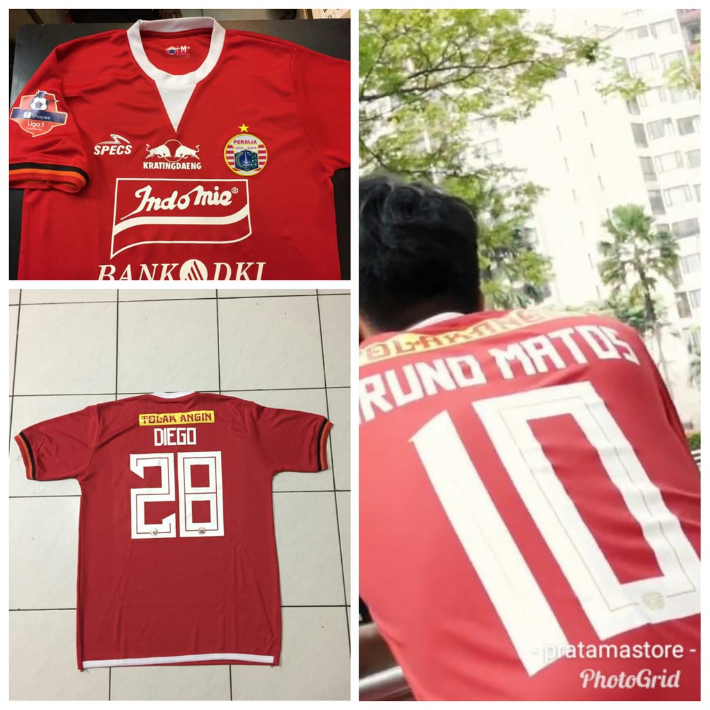 Jersey Terlengkap - gambar jersey persija 2020