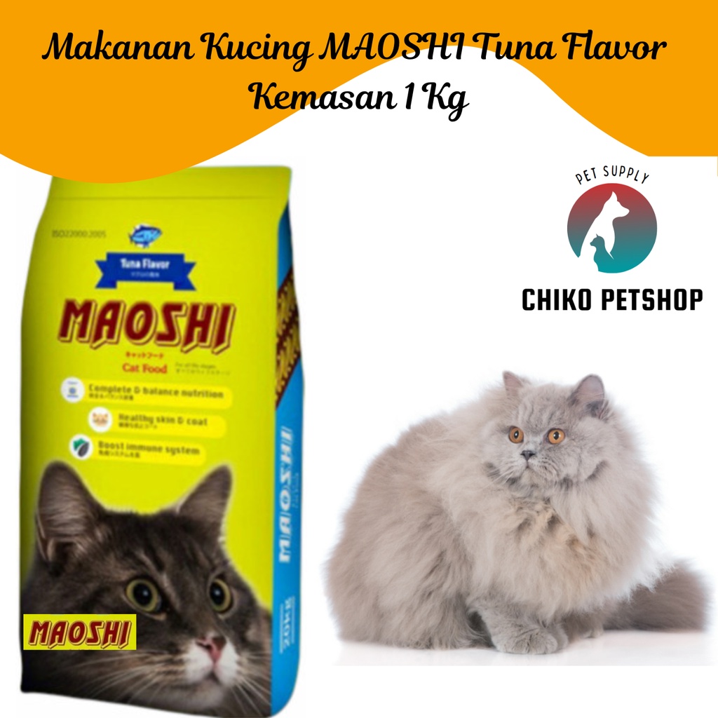 Makanan Kucing MAOSHI Kemasan Repack 1 Kg Bukan Bolt | MAOSHI 1Kg