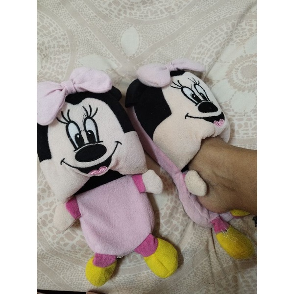 Sendal Rumah Tidur Boneka Minnie Mouse PRELOVED Bekas Second