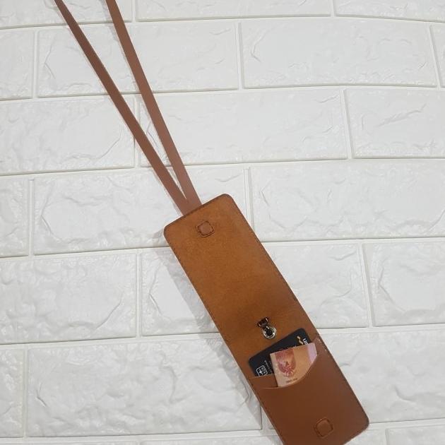 

♛ ID Card Holder / Name Tag tipe DOUBLE - Faux Leather / Kulit ☆