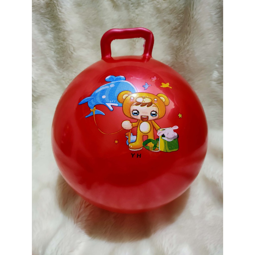 Mainan anak bola karet jumping ball kecil