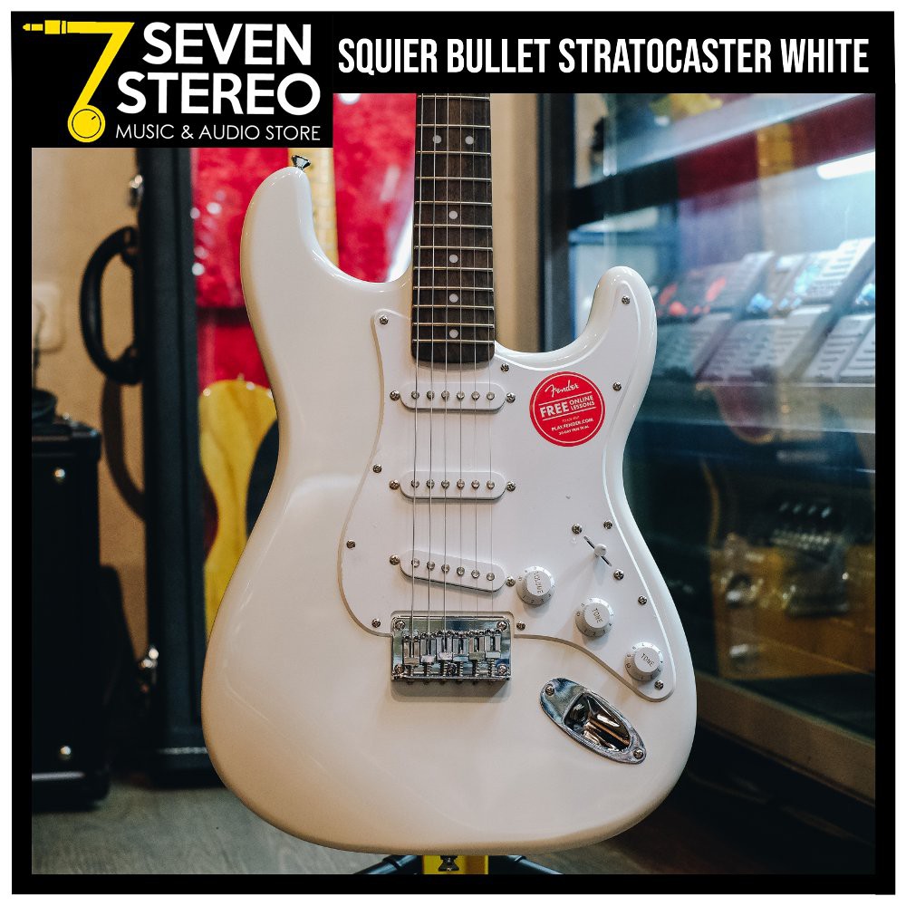 Squier Bullet Stratocaster HT Artic White