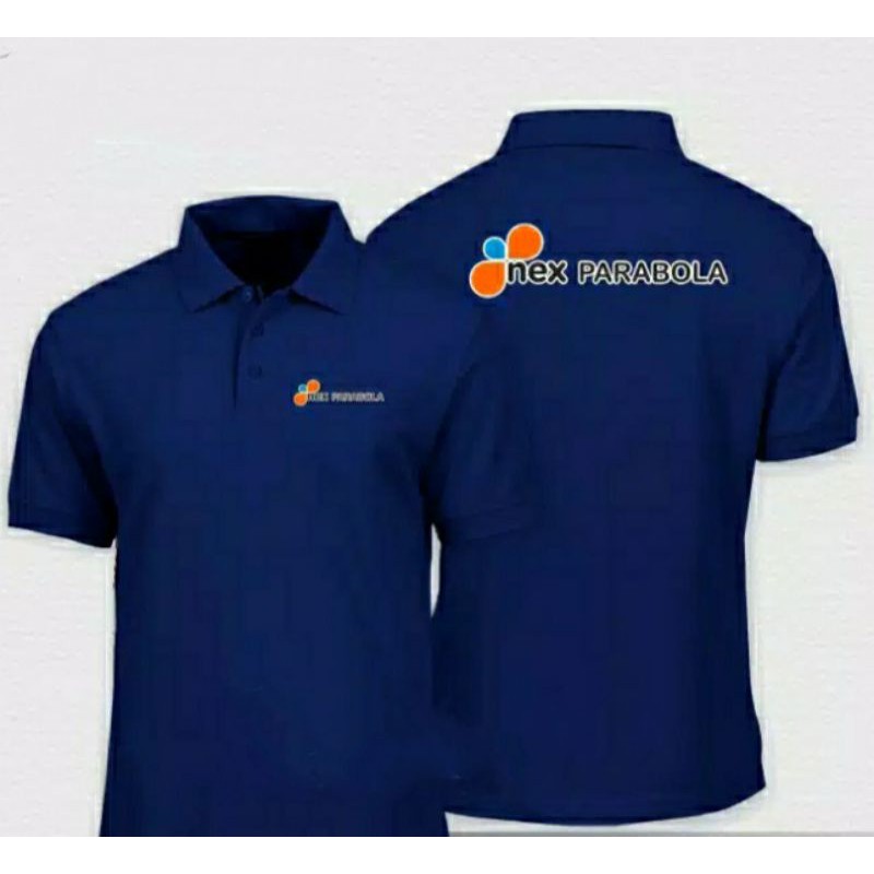 KAOS Nex parabola polo katun kaos kerah Nexkaos Nex parabola baju Nex parabola kaos kerah nex parabo