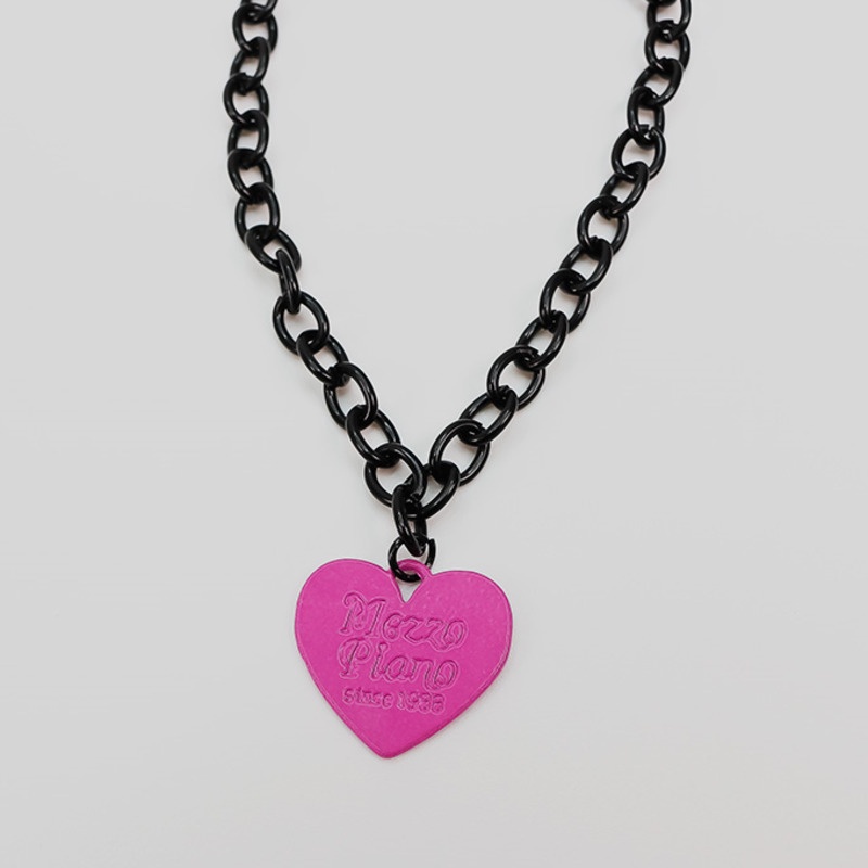 Love Necklace Accessories Hip Hop Personality Clavicle Chain Short Style Jumpy Tide