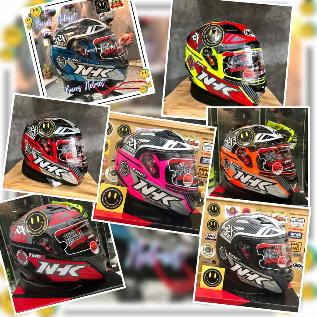 Helm nhk full face rx9 racer double visor