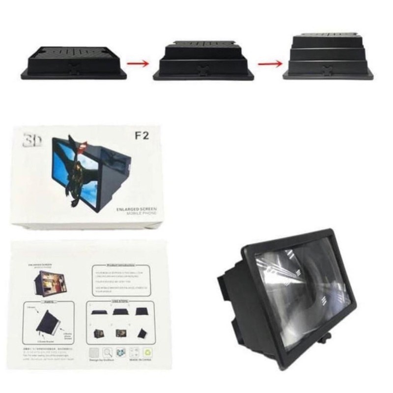 kaca pembesar layar ponsel HD 3D buy 1 get 1