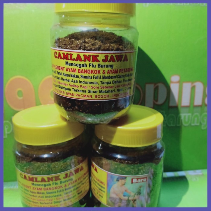 

✔ COD ✔ kamlang jawa jamu herbal tenaga ayam tarung 200gr