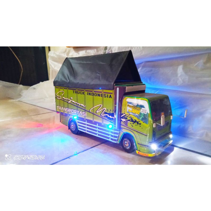 Paper truk giga skala 20 #miniatur
