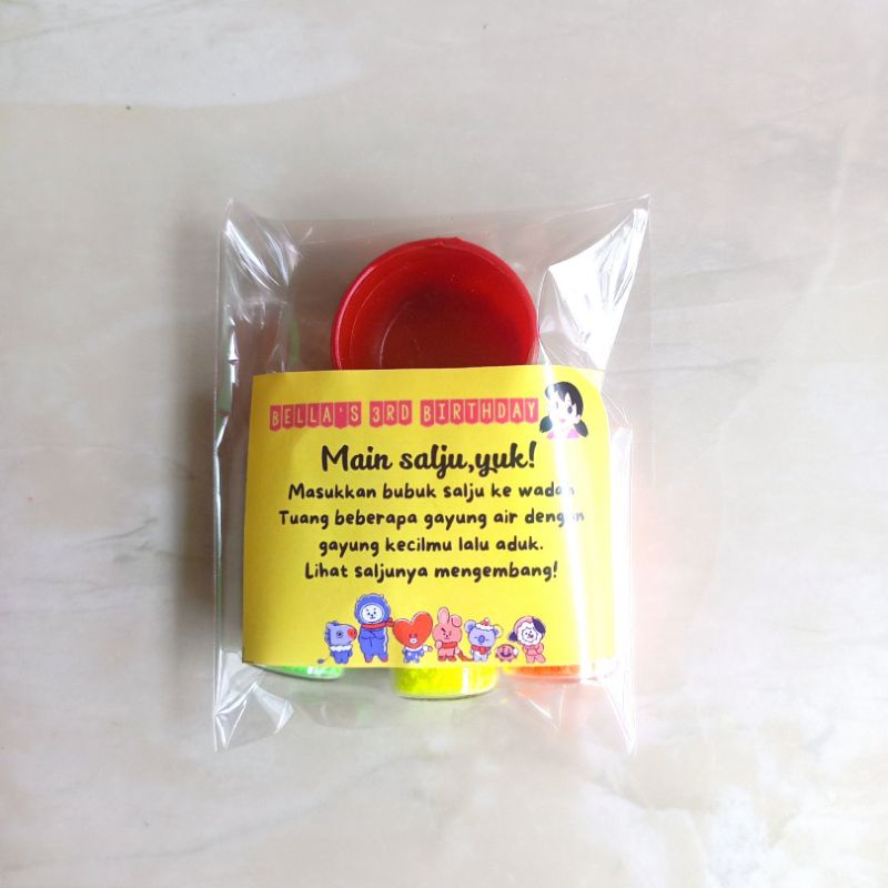 Mainan Anak Salju Instant Bubuk Hidrogel Sensory Play