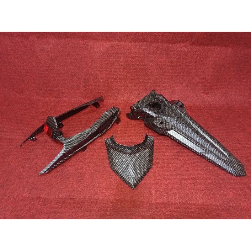 Paketan Karbon Cover Belakang Sonic 150R