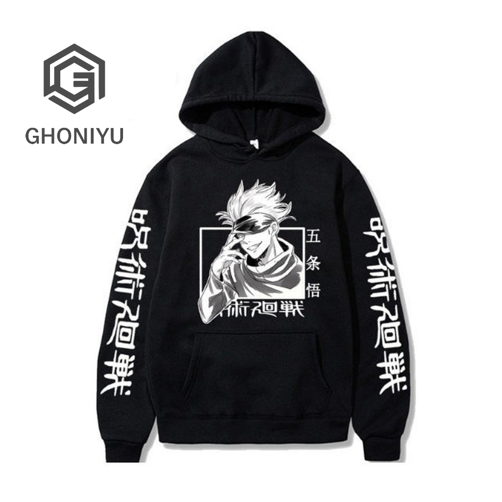 Jaket Sweater Anime Jujutsu kaisen Satoru Gojo Hoodie Premium Hoodie Jumbo