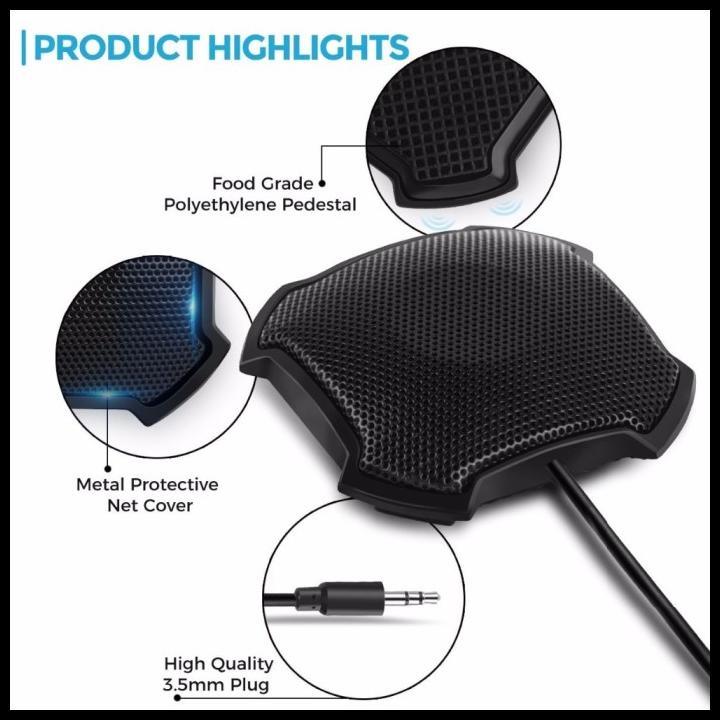 Microphone 360 Degree Usb Table Confrence Zoom - Mic Tyless Italk