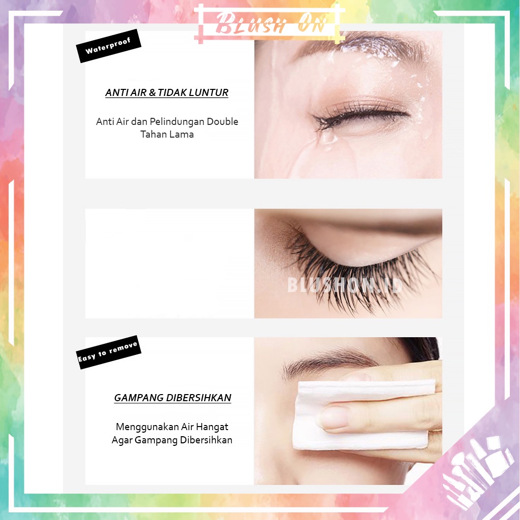 LAMEILA Mascara 3D Keriting Waterproof Maskara Anti Air Tebal 772