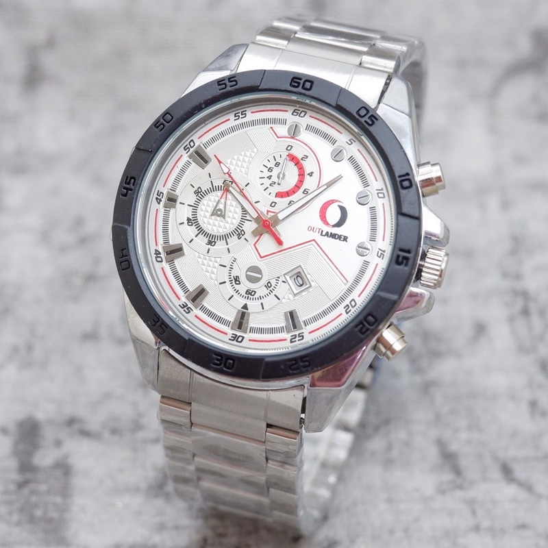 Jam Tangan Pria Outlander Tahan Air Tanggal Aktif