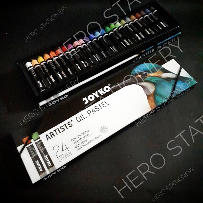 

Sale!!! Krayon Minyak Artists Oil Pastel Crayon Joyko 24 Warna Op-24Art Diskon