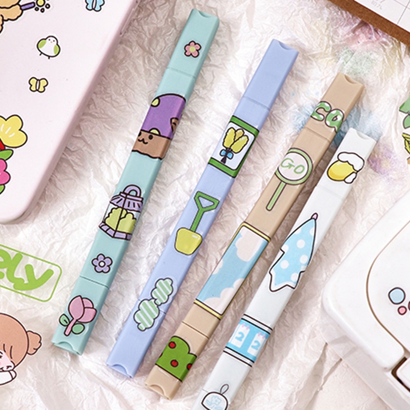 100 Lembar Stiker Motif Kartun Perempuan Untuk Dekorasi Diary DIY