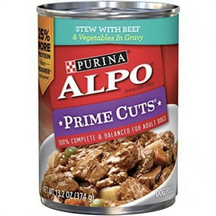 Alpo dog food kaleng 374 gr stew with beef