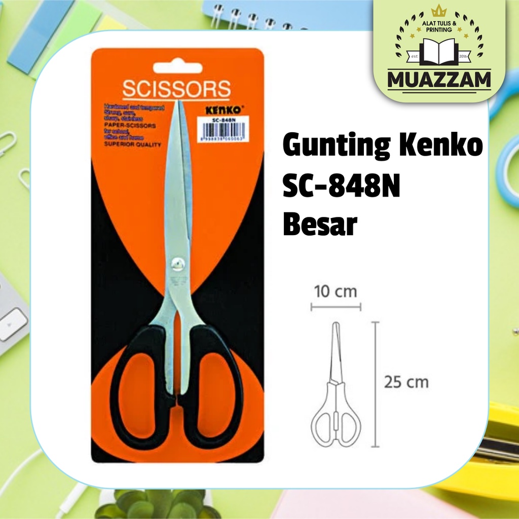 

Kenko Gunting Scissors SC-848N Large