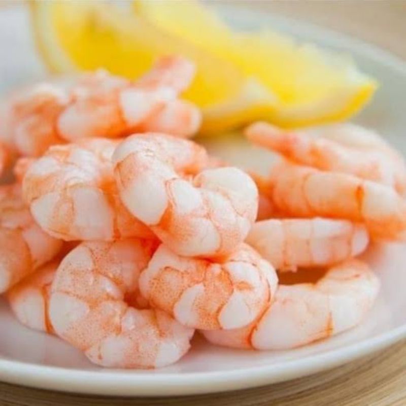 udang kupas bersih cook IQF udang kupas cooked frozen seafood