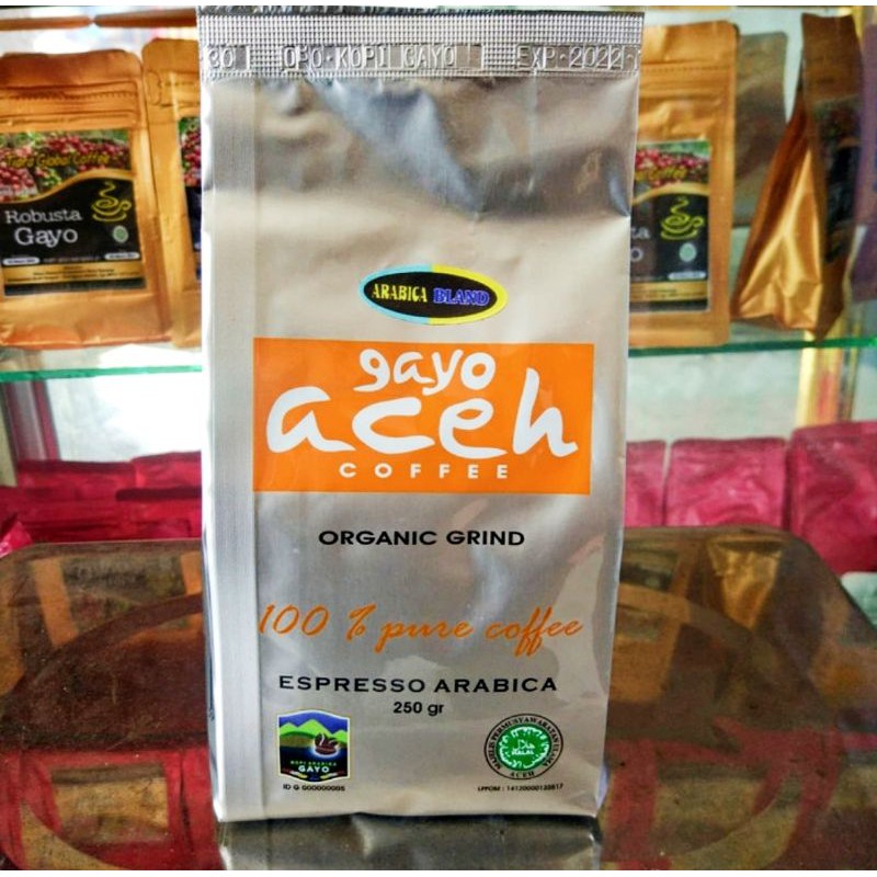 

KOPI ARABIKA ORGANIC GRIND | ARABIKA ESPRESSO BLEND GAYO