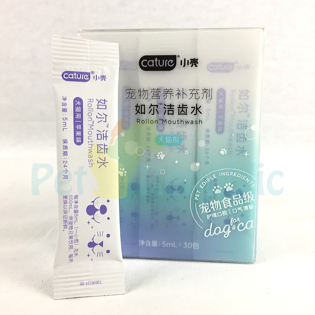 

CATURE Dog Dental Care Mouth Wash Sachet 30pcs
