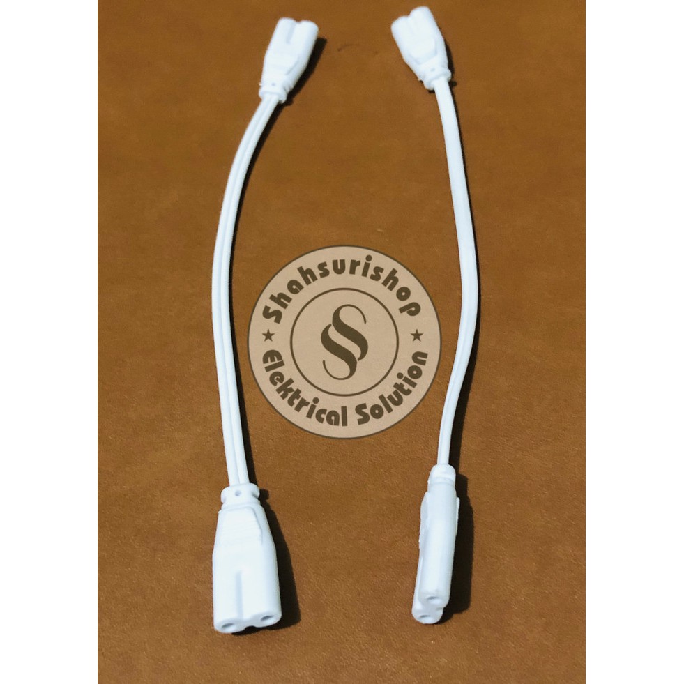 KABEL POWER LAMPU LED T5 T 5 SOCKET PARALEL 2 SISI