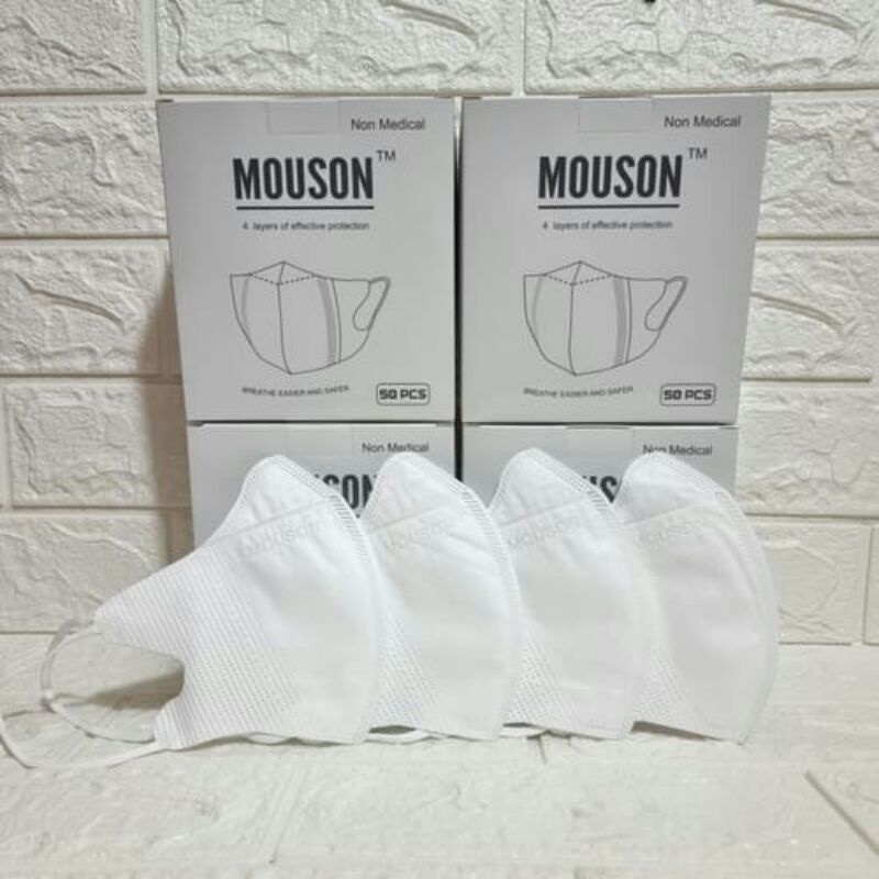 Masker Duckbill Mouson 4 ply isi 50 pcs Semarang/DUCKBILL MOUSON PREMIUM