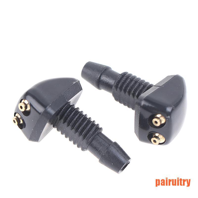 2 Pcs Nozzle Sprayer Wiper Kaca Depan Mobil Universal