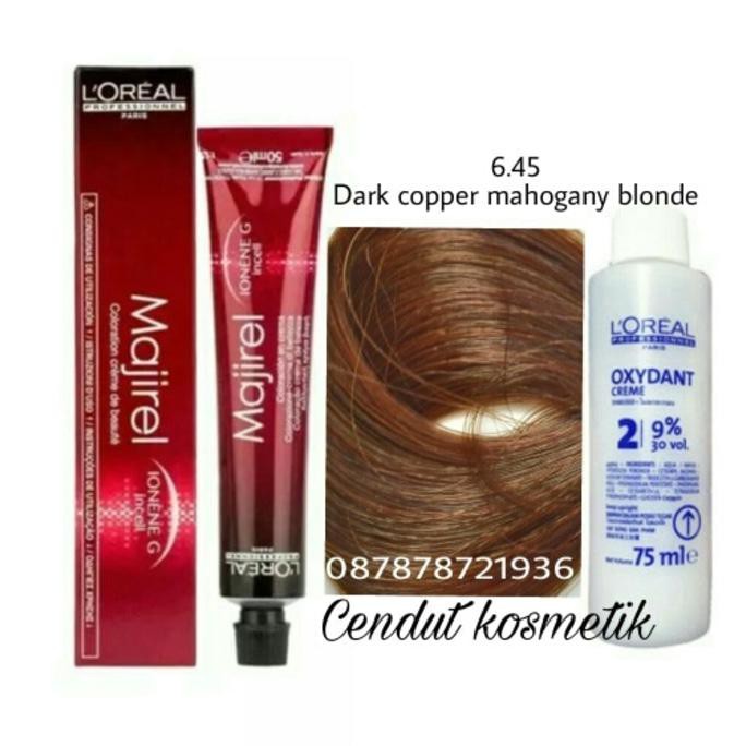 Shampoo Loreal  Majirel 6 45 Dark copper mahogany blonde 