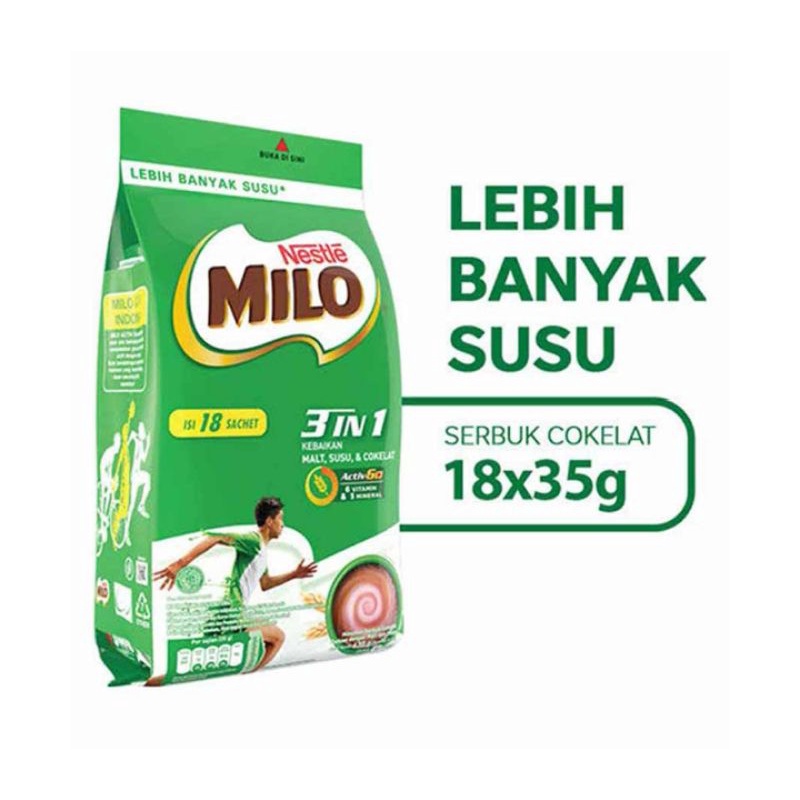 

MILO 3IN1 18X35GRAM