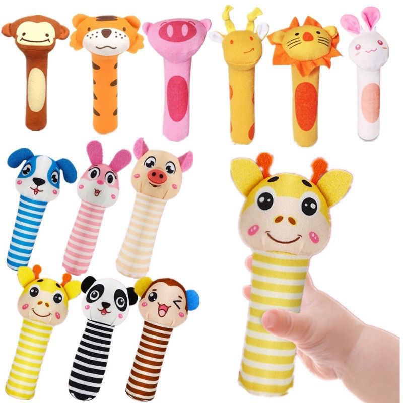 Mainan Tangan Bayi Bunyi Baby Hand Rattle Toy Stick