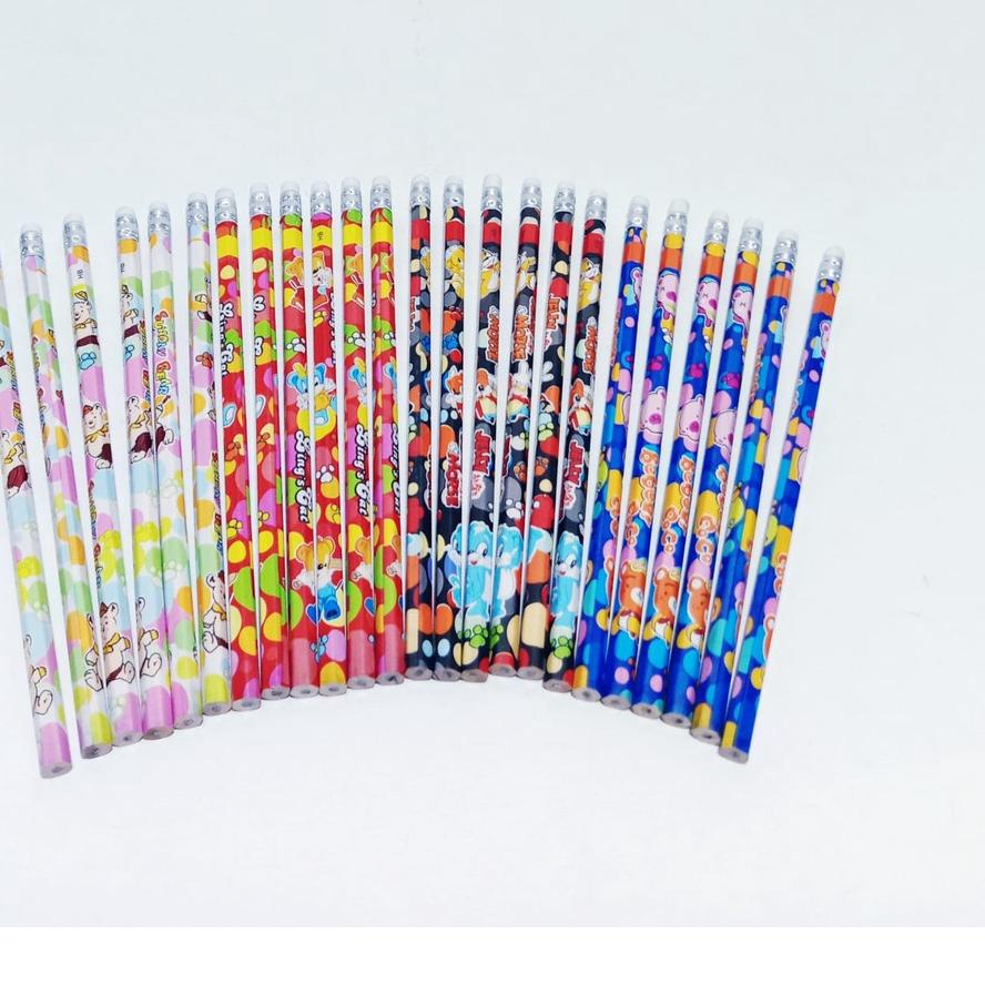 

Terlaku ( 1Dus /144pcs ) Pensil Tulis Panjang HB Motif Lucu^