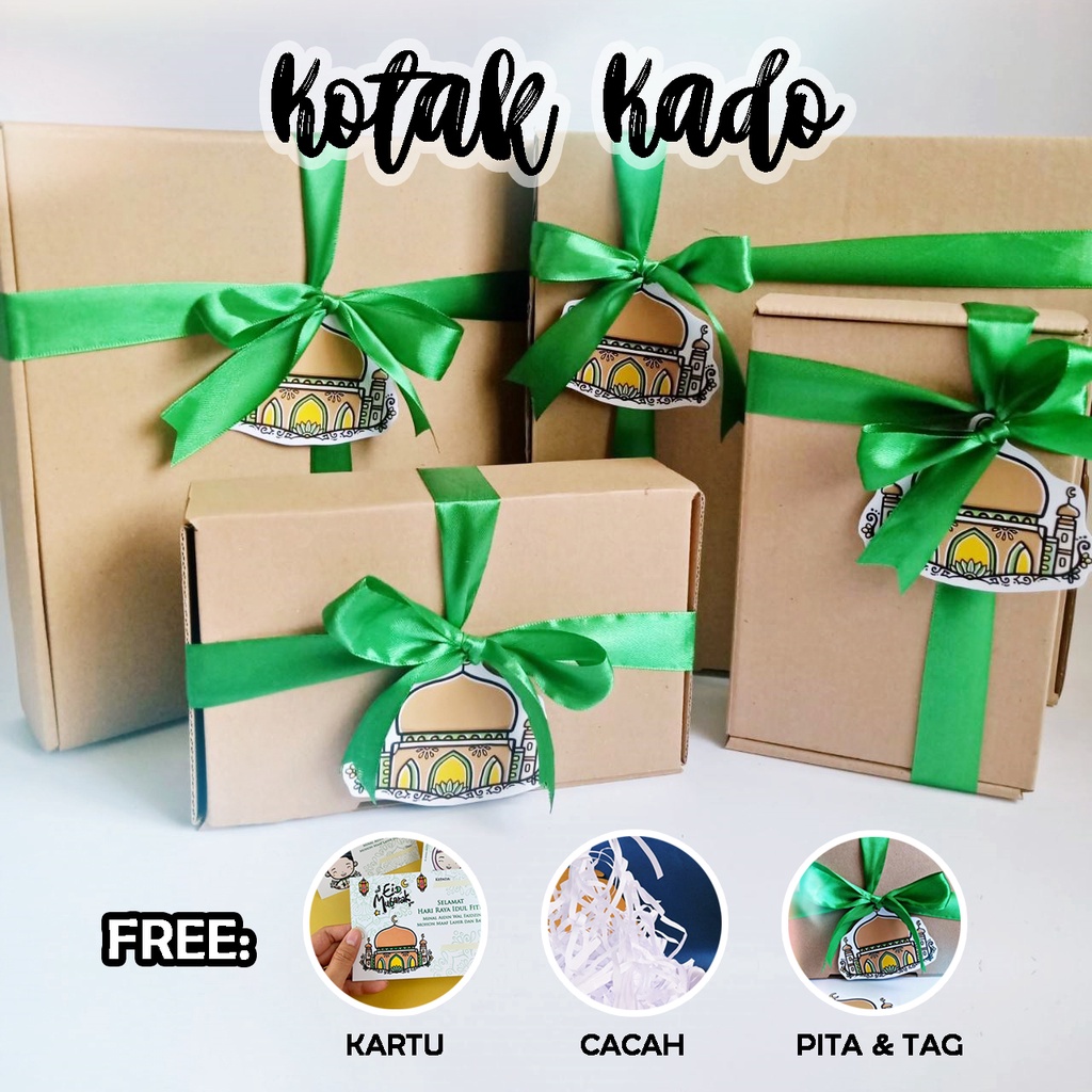 

Kotak Kado Parsel Ramadan Pita Gift Box Hadiah Hampers Idul Fitri Eid Mubarak