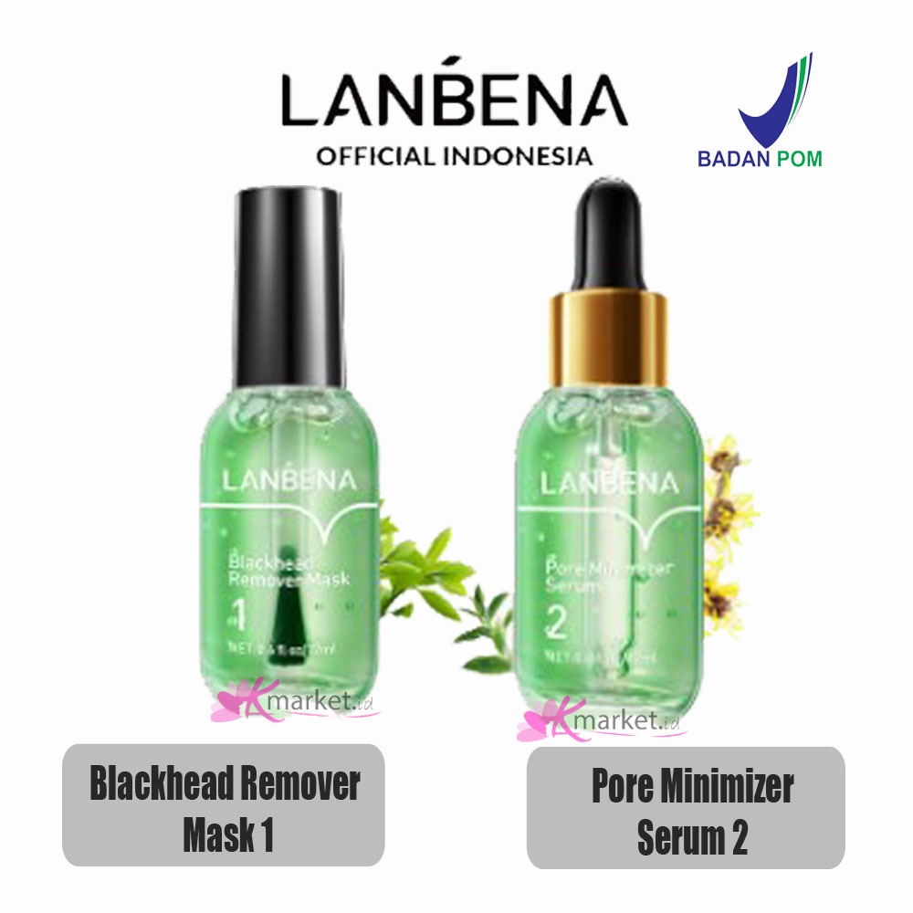 [BPOM] LANBENA Blackhead Mask &amp; Pore Minimizer Serum Varian - 17ml