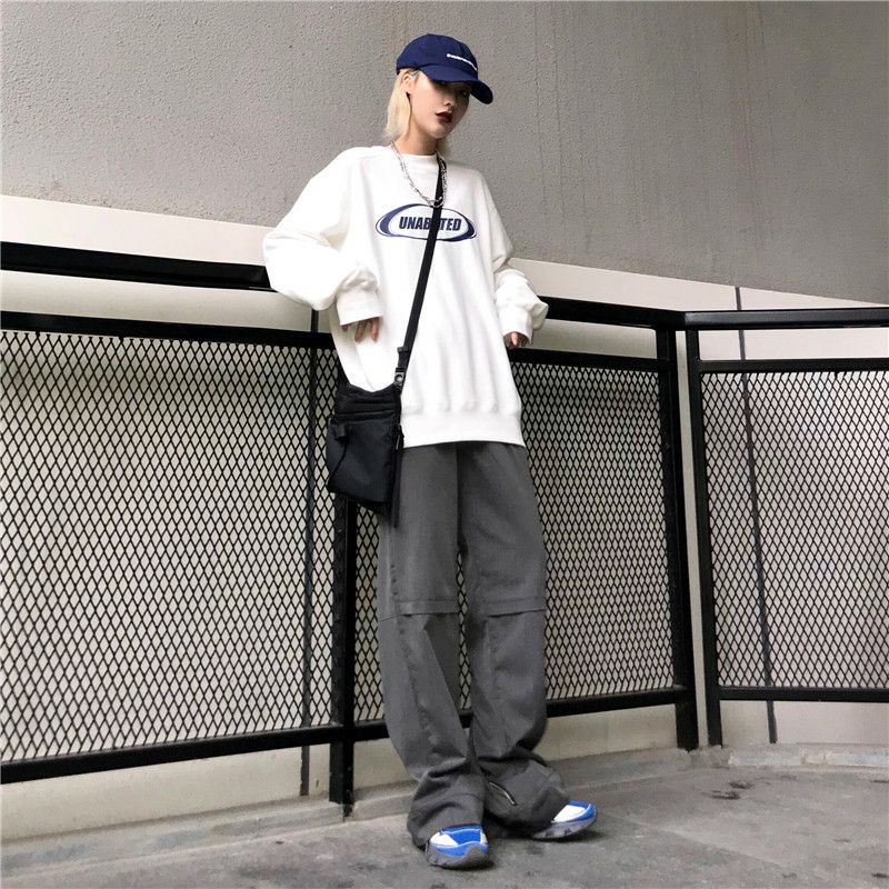 S - XXXXXL(6XL) Sweater Bigsize Korean Style UNABATED Crewneck Sweatshirt Oversize Harajuku Unisex Street Style JUMBO