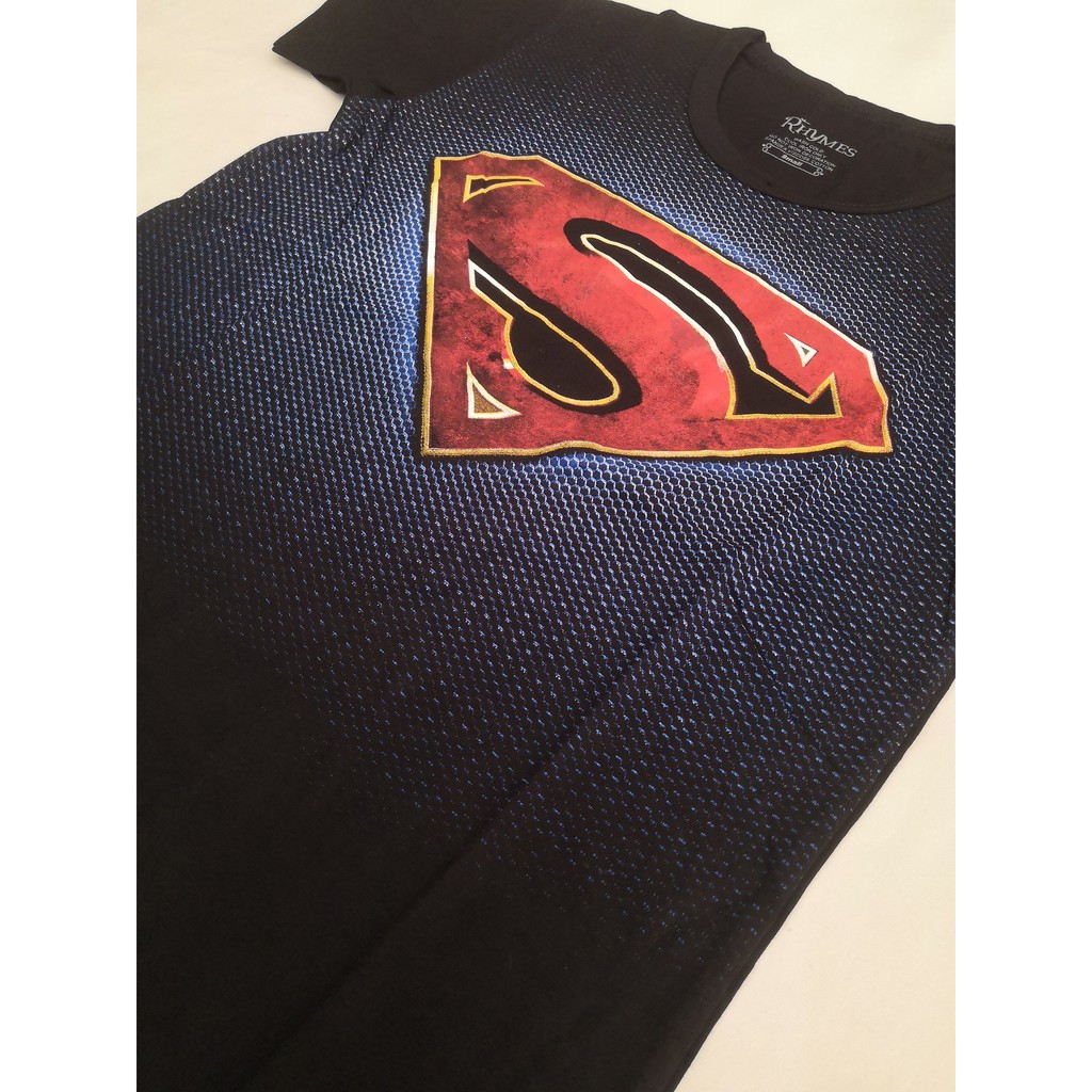 Kaos Anak Laki Laki Superman New Baju Atasan Tanggung Rhymes