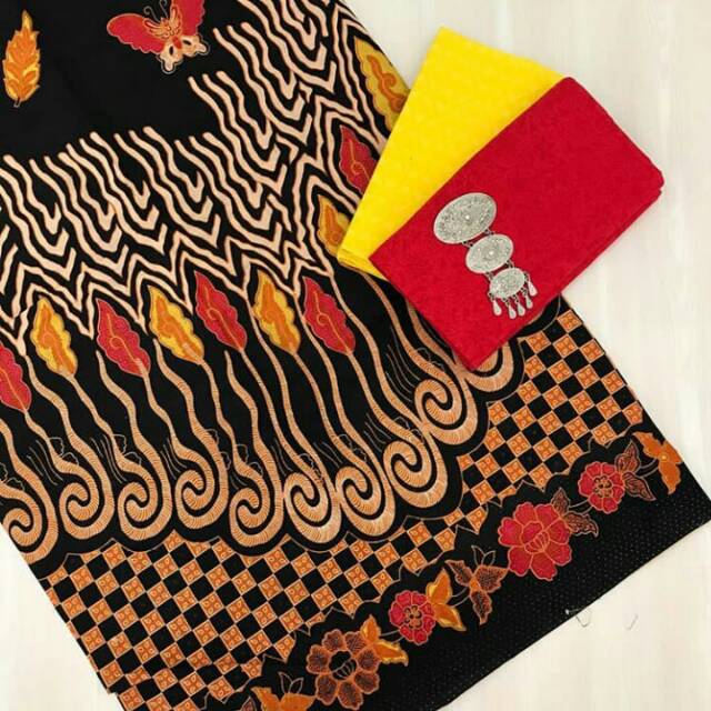 CRN KAIN BATIK MOTIF KERIS KUPU-KUPU DAN EMBOS / BATIK ASLI PEKALONGAN / BATIK ORI PEKALONGAN