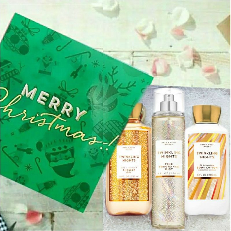 IED HAMPERS LEBARAN BIRTHDAY GIFT SET❤BATH &amp; BODYWORKS BBW 3IN1 IN BOX OR POUCH