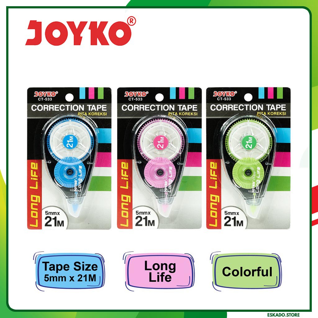 Correction Tape Pita Koreksi Joyko CT-533