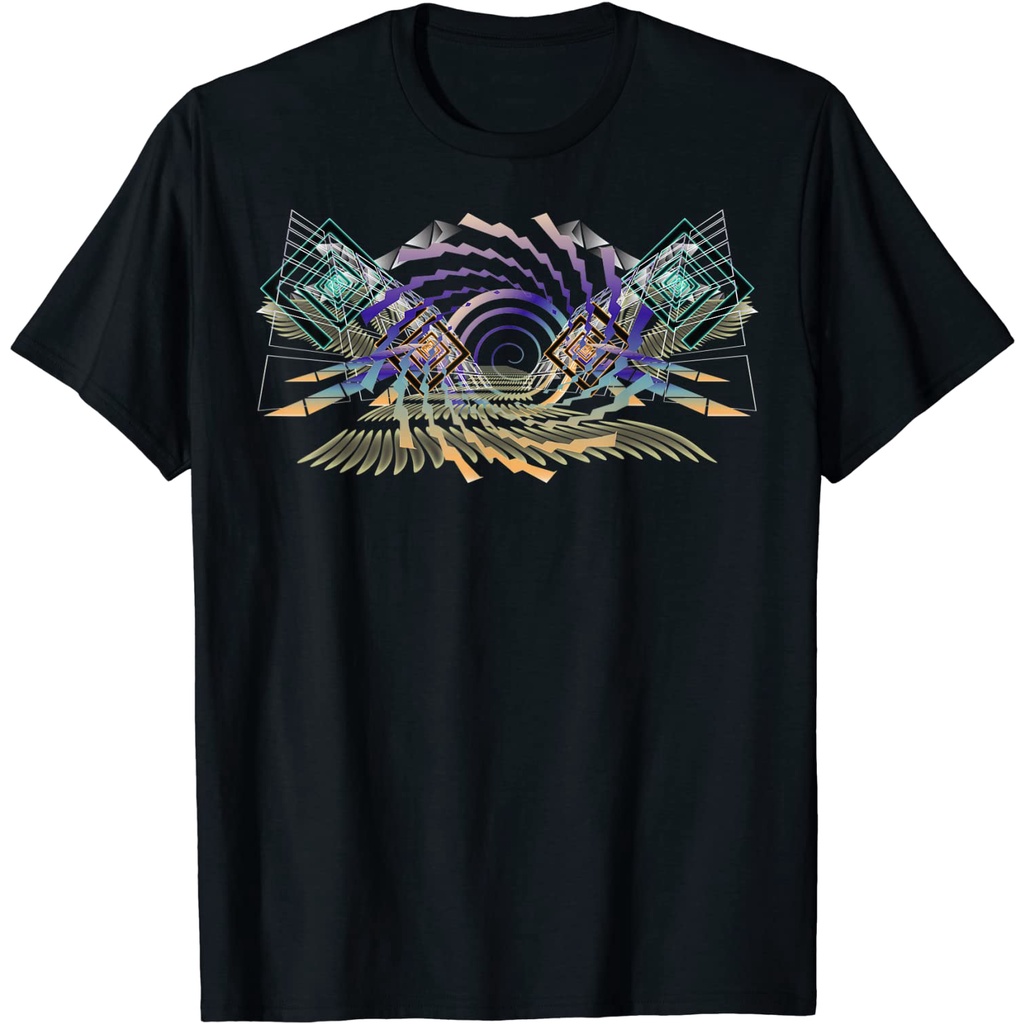 Psychedelic Trippy LSD Acid Art Graphic Design T-Shirt